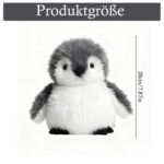 JcvPot Pinguin Kuscheltier, Weiches Stofftier Für Kinder Und Babys, Kuscheltier Pinguin Plüschtier 20 cm, Plüschtier - Image 7