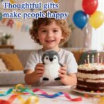 JcvPot Pinguin Kuscheltier, Weiches Stofftier Für Kinder Und Babys, Kuscheltier Pinguin Plüschtier 20 cm, Plüschtier - Image 4